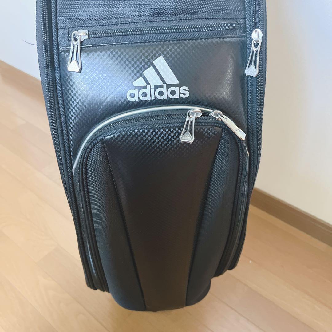 K286 adidas アディダス キャディバッグ 赤黒