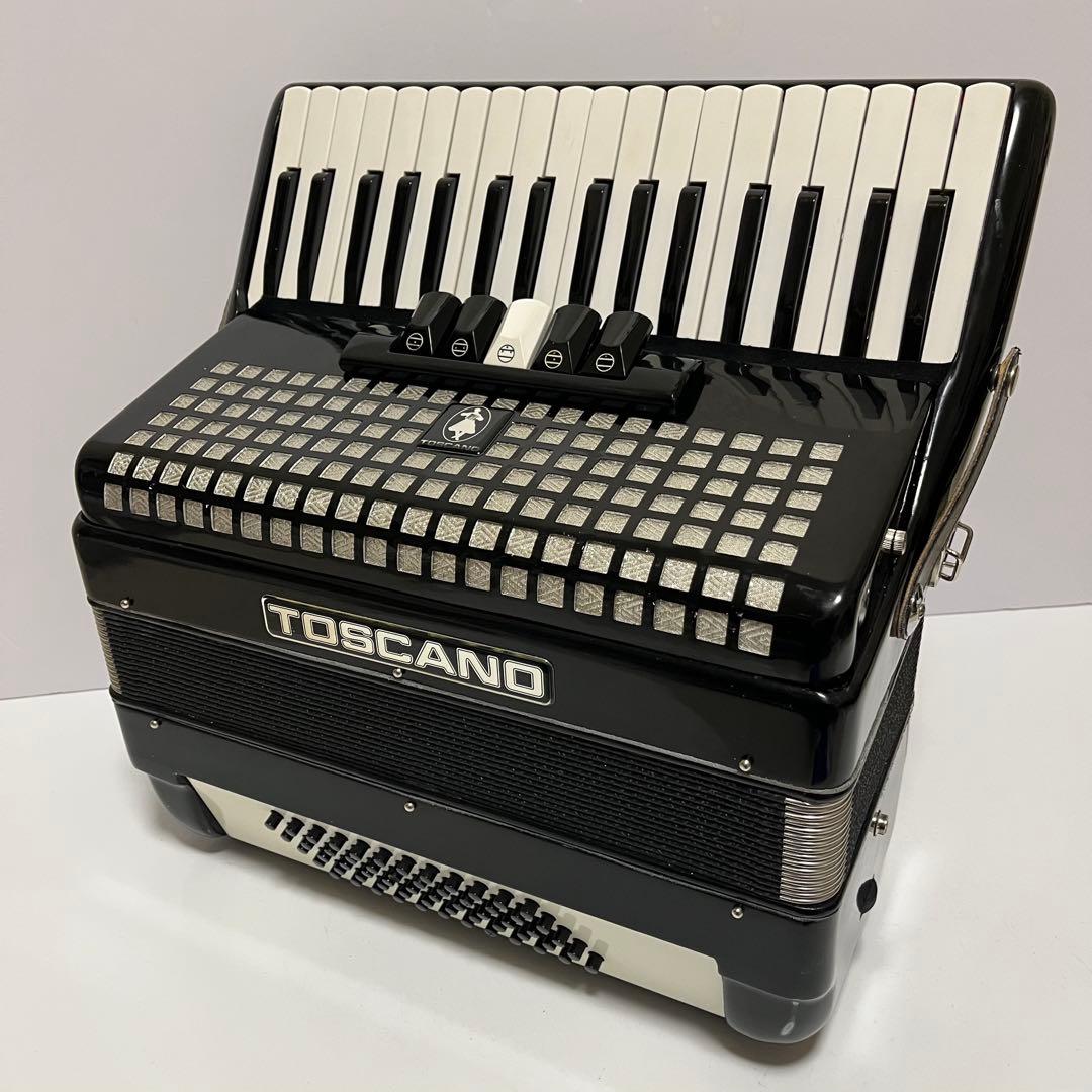 TOSCANO アコーディオン 34鍵盤 トスカーノ ブラック
