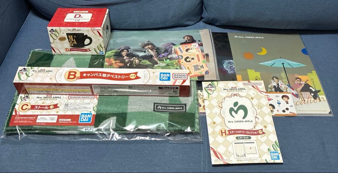 Mrs. GREEN APPLE 一番くじ B賞 C賞 ストール D賞マグカップ