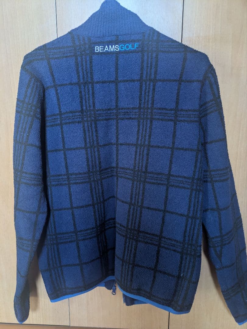【年末セール】BEAMSGOLF ネイビー フリースジャケット