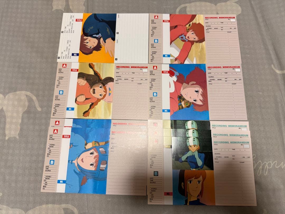 【O-1695】80年代 アニメ ポスター パンフレット カード グッズ セット