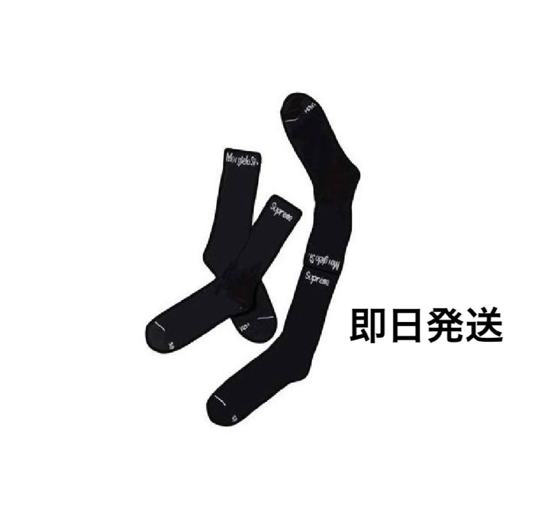 Supreme x MM6 Maison Margiela Hanes ソックス