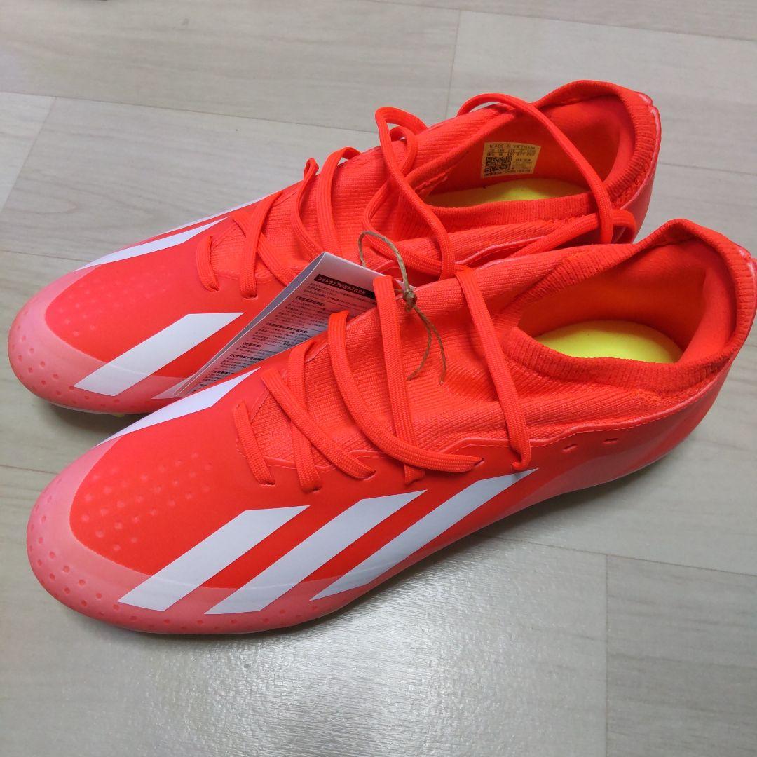 【新品未使用】アディダス サッカーシューズ スパイク オレンジ 27.5cm