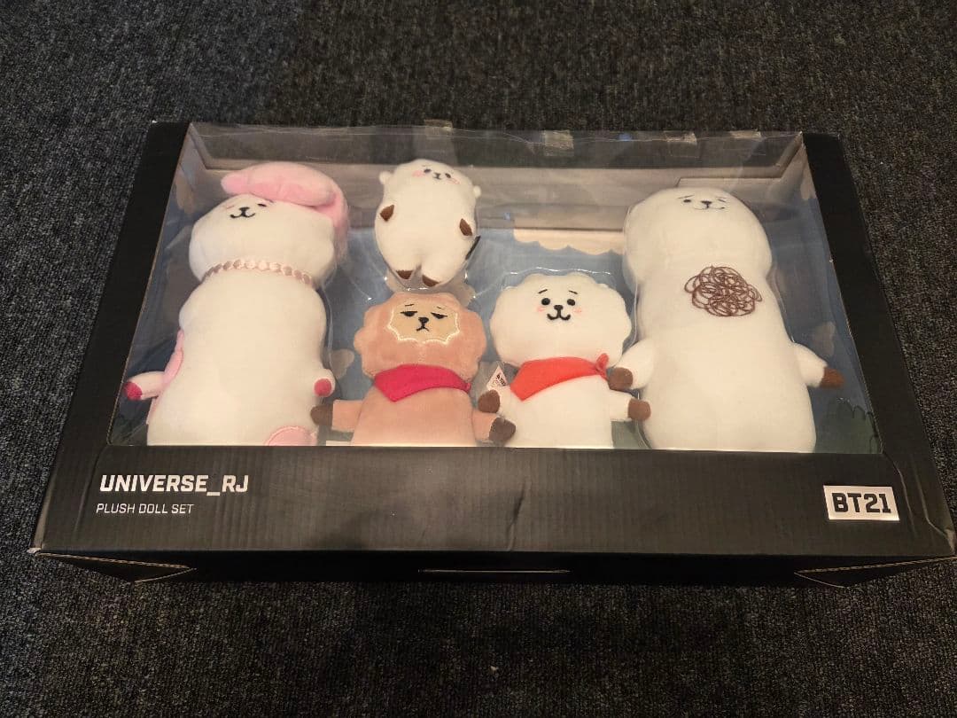 BT21 Universe 限定 RJ 家族 ぬいぐるみセット