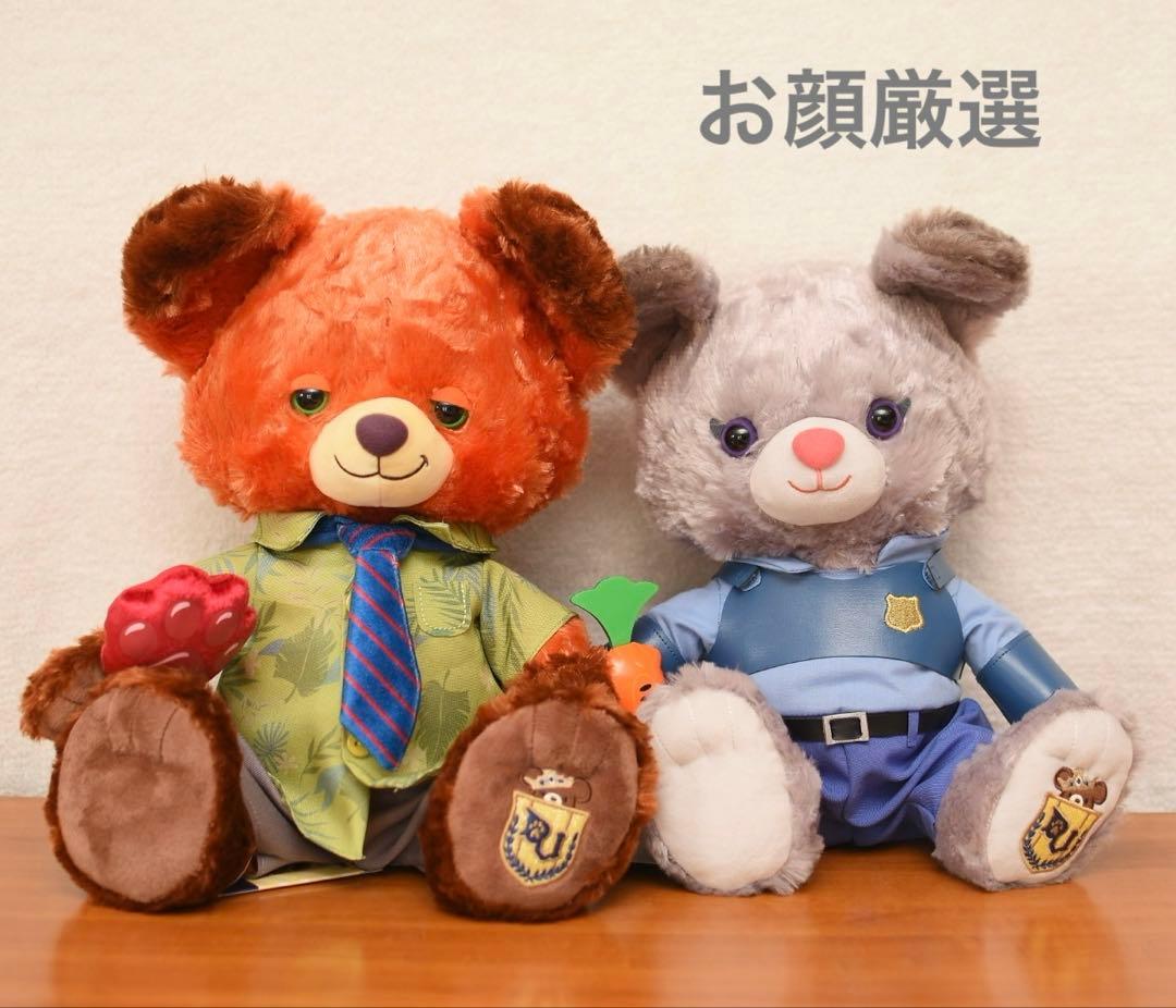 【値下】ディズニーストア ユニベア ズートピア ニック ジュディ ぬいぐるみ