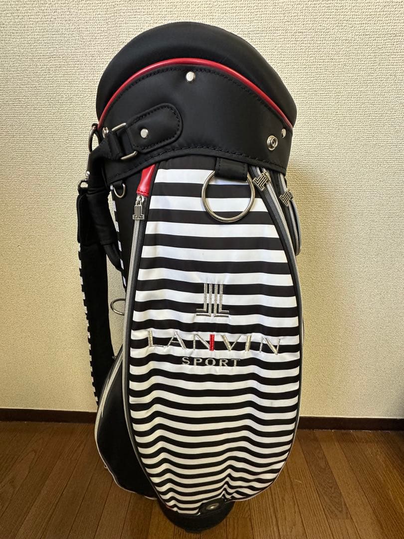 ランバンスポール LANVIN SPROT キャディバッグ ボーダー