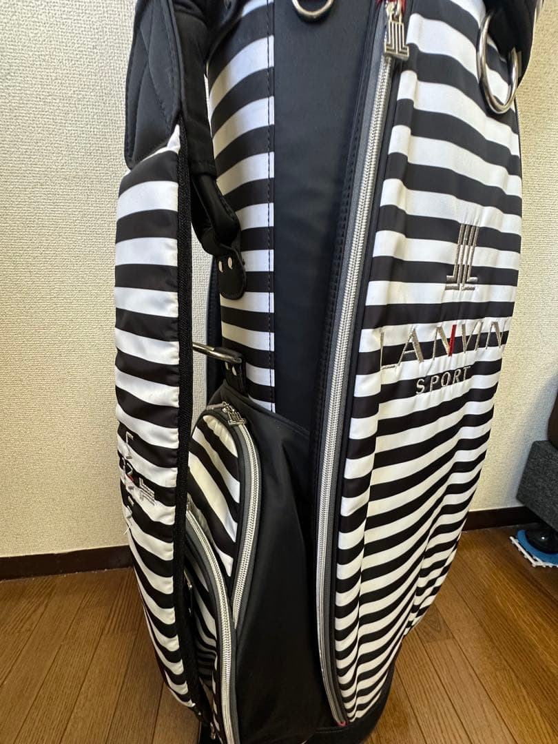 ランバンスポール LANVIN SPROT キャディバッグ ボーダー
