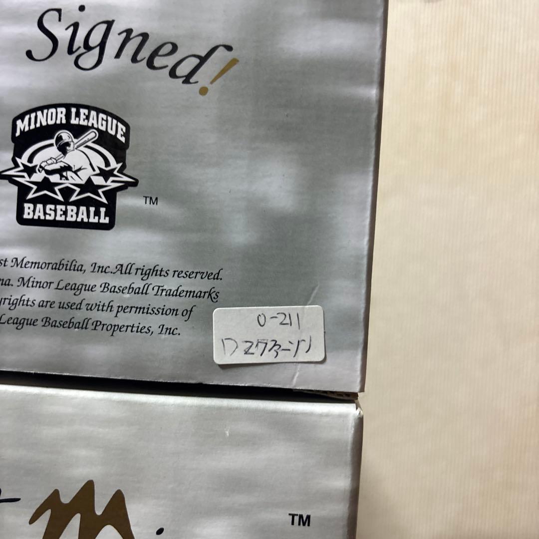 MLB ミニヘルメット サイン入り Just Minors 6個セット