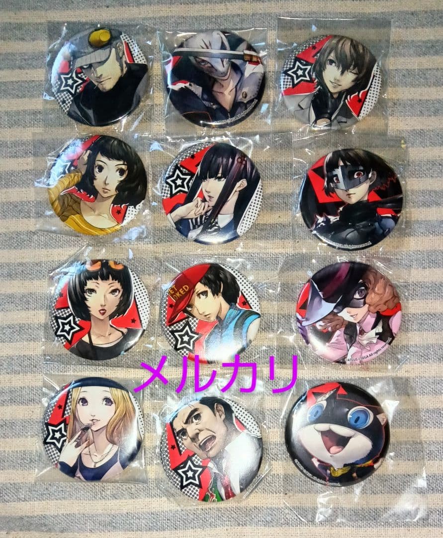 ペルソナ5 コープ 缶バッジ ペルソナ20thフェス TGS PERSONA5