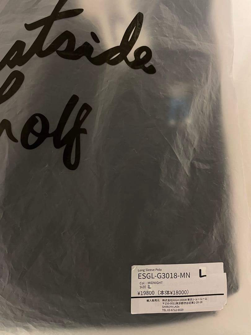Eastside Golf ネイビー 長袖ポロシャツ イーストサイドゴルフ