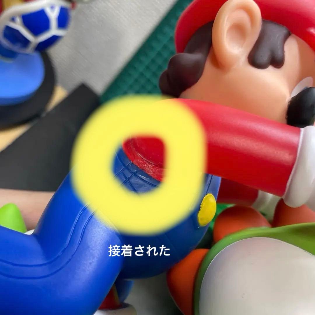 マリオキャラクター フィギュアセットとカート
