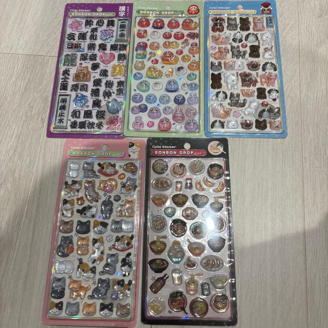 ボンボンドロップ　和柄　新作　5点