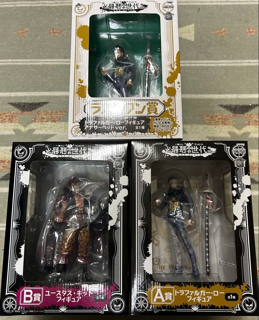 一番くじ ONEPIECE ワンピース 最悪の世代編 ロー キッド セット