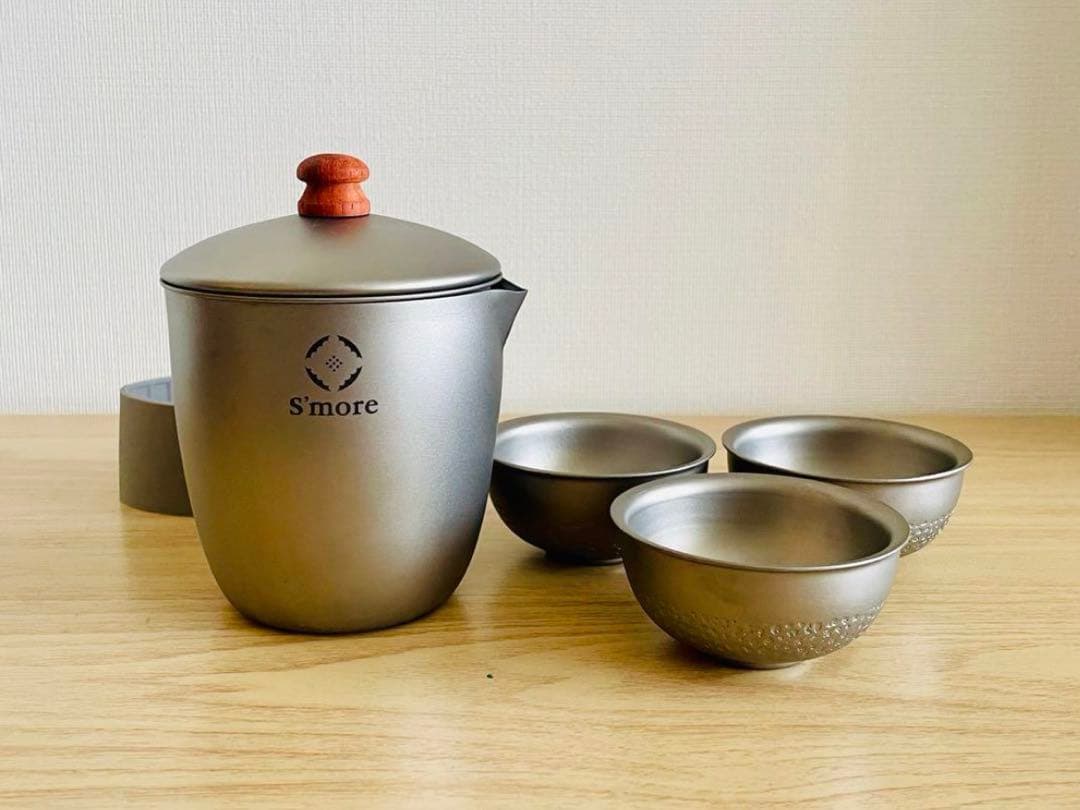 S'more 【 Titanium Tea Coze 】 チタン製ティーセット