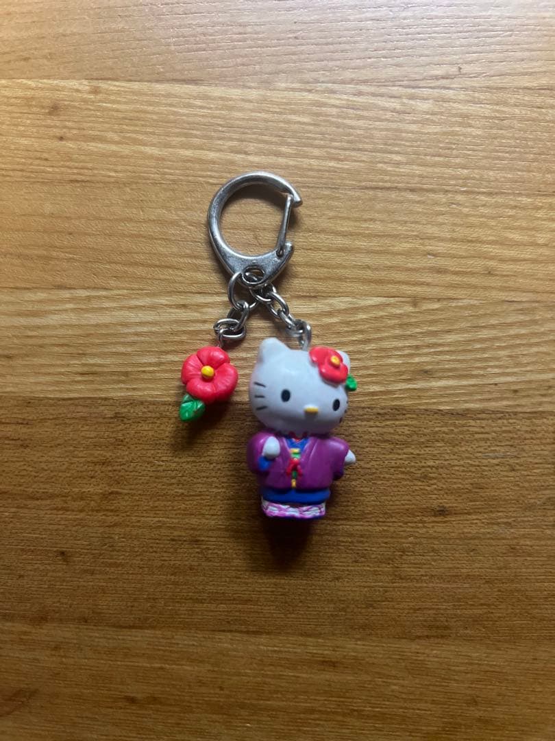 ハローキティ　レトロ　キーホルダー