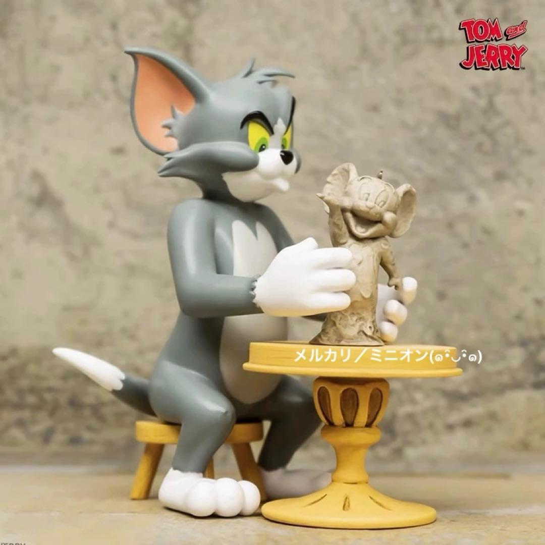 ソープスタジオ トムとジェリー 粘土彫刻家像 フィギュア 新品未開封