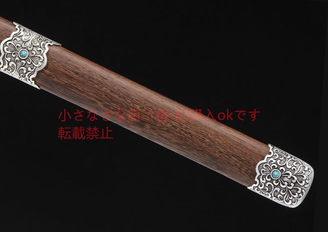 盛世唐横刀花梨木百錬模様鋼  古兵器 武具 刀装具 日本刀 模造刀 居合刀