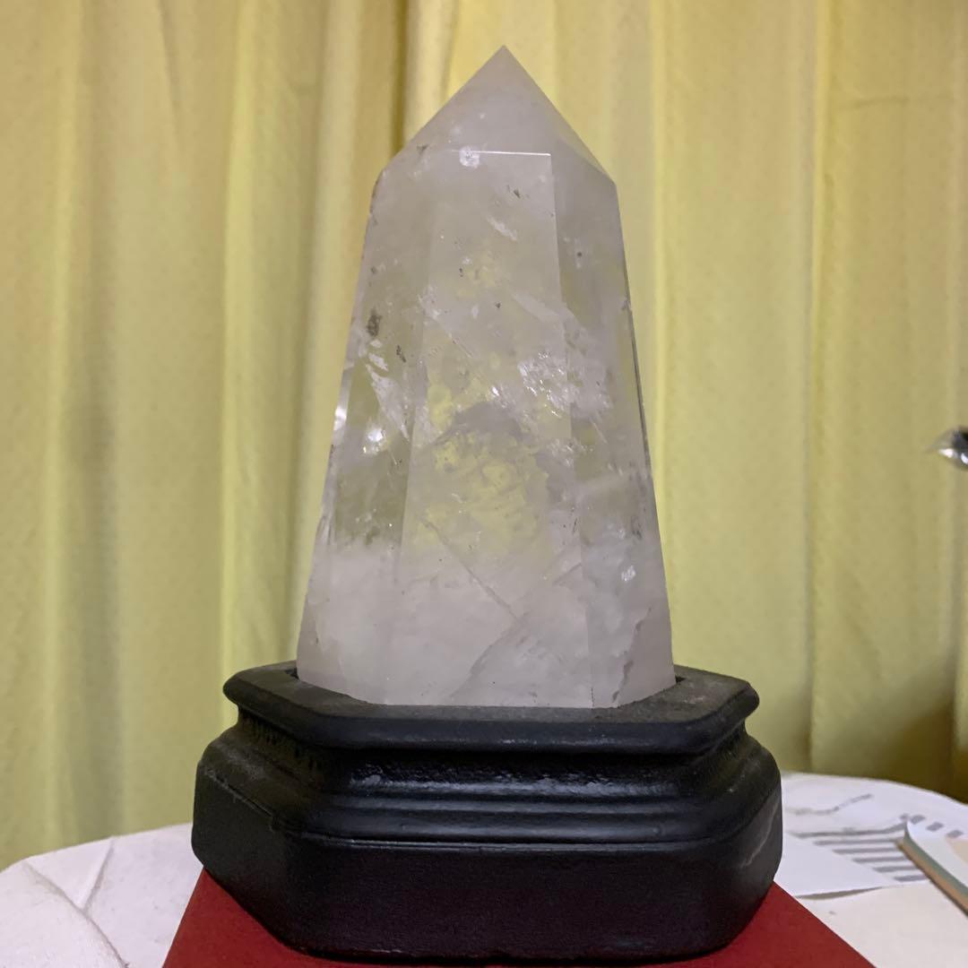 台座付き水晶