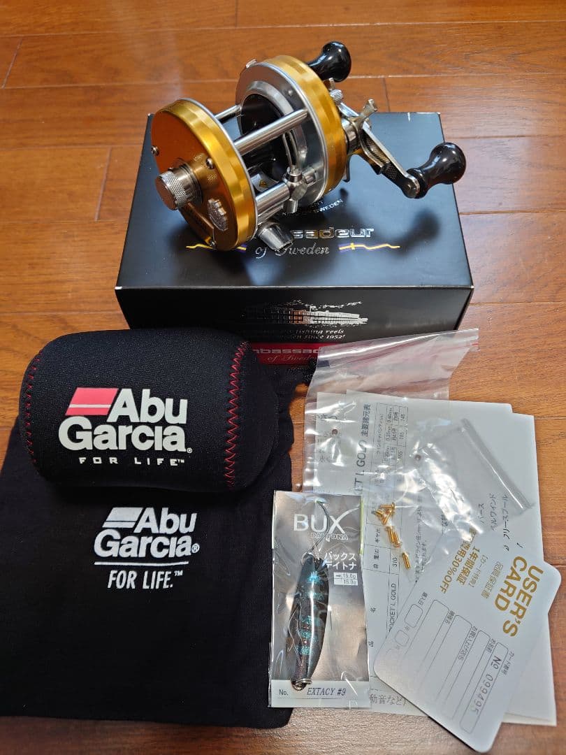 ABU✕ディスプライト✕福田アンバサダー5501CS ROCKETライブゴールド