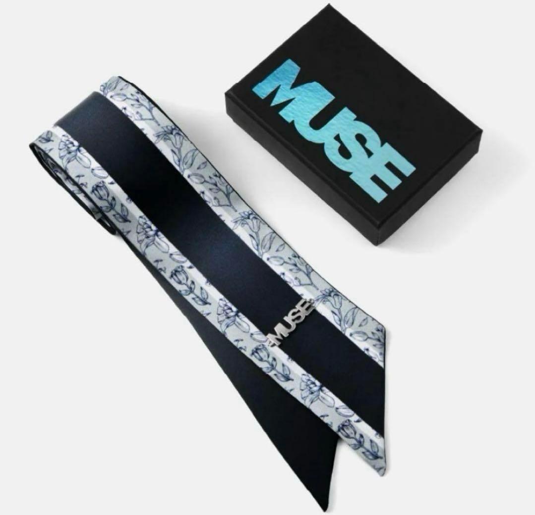 【新品】公式 JIMIN ジミン MUSE タイスカーフ ＆ ピンブローチ