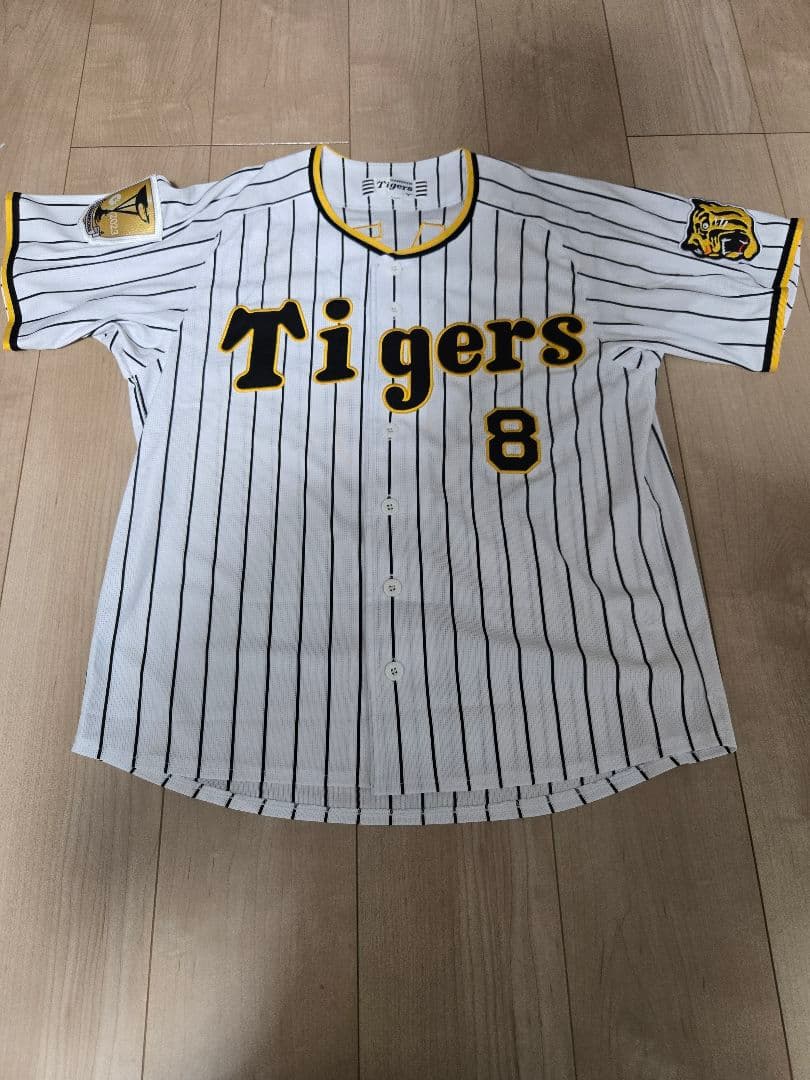 阪神タイガース レプリカチャンピオンユニフォーム2023年 佐藤選手サイズS