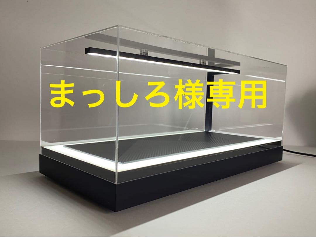 LED照明付ディスプレイケース【半艶ネイビー】