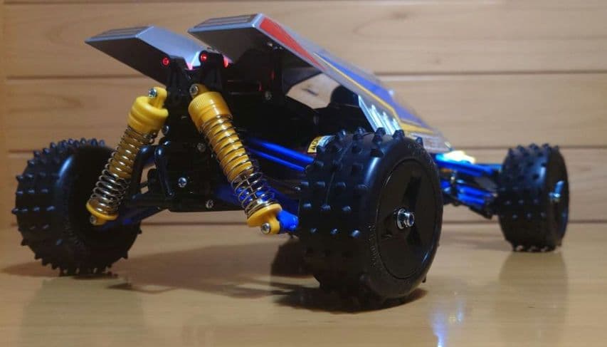 タミヤ電動RCカーNo.158サンダードラゴンLEDライト付プロポ…完成品セット