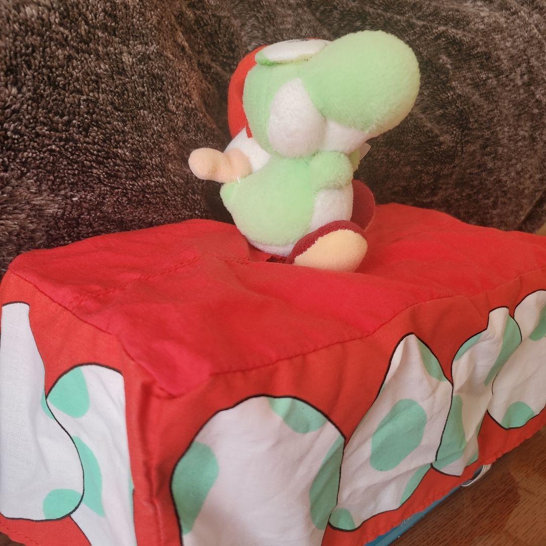スーパーマリオ　ヨッシーアイランド　ティッシュカバー　ケース　平成レトロ