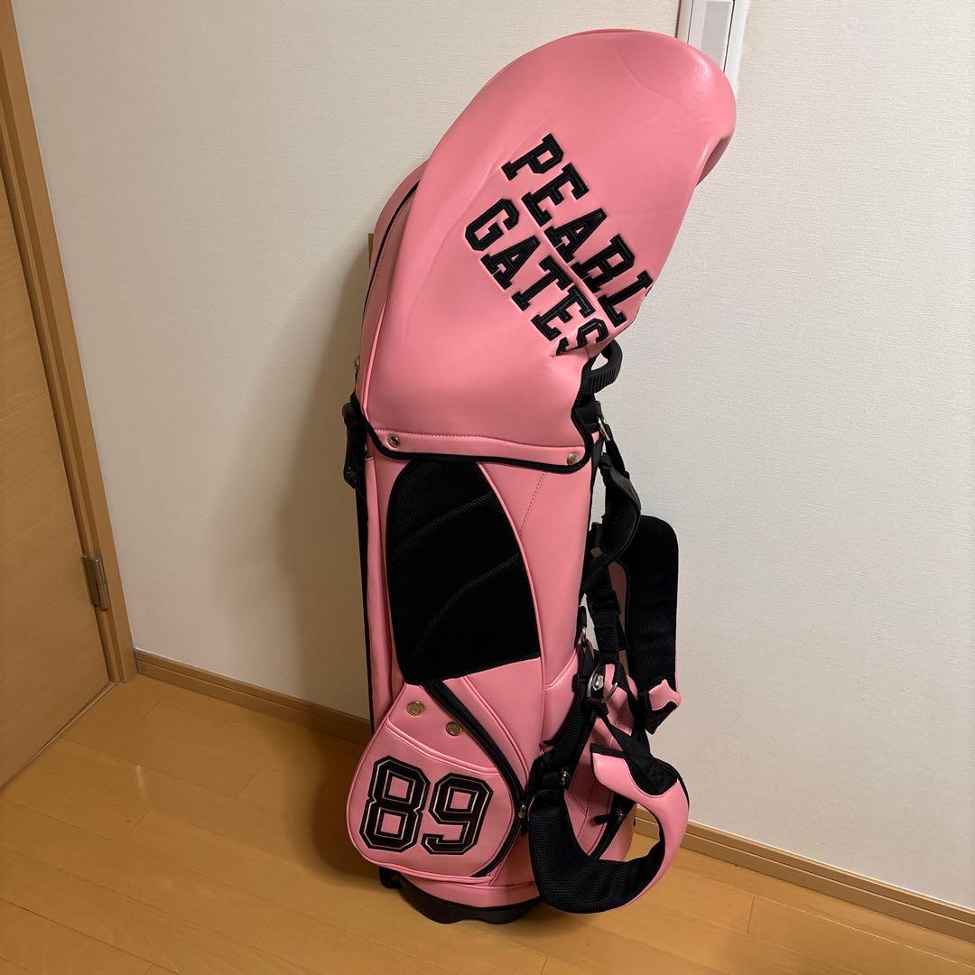 ひろみ　PEARL GATES ゴルフバッグ 89ピンク 未使用品