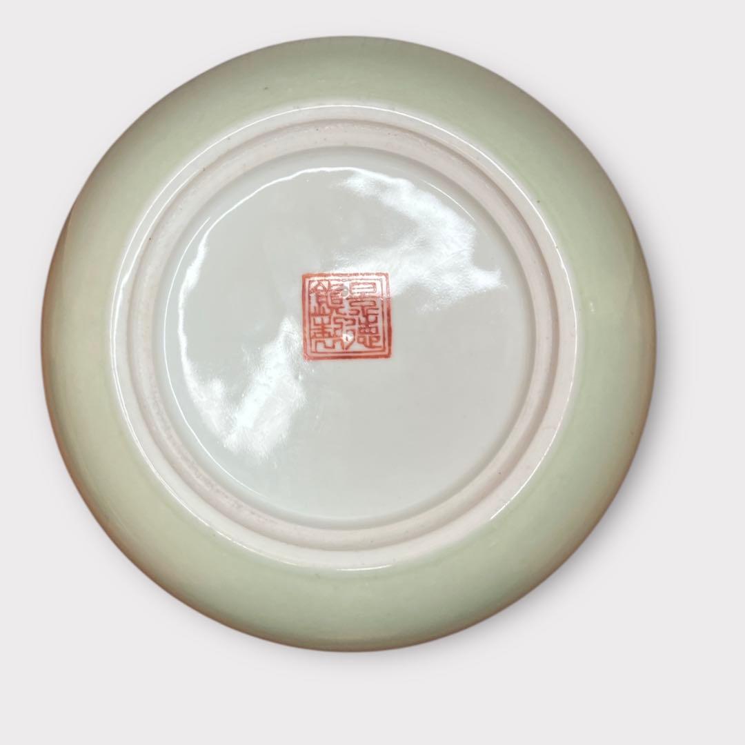 景徳鎮 童 壺 花瓶 中国 USED IN JAPAN
