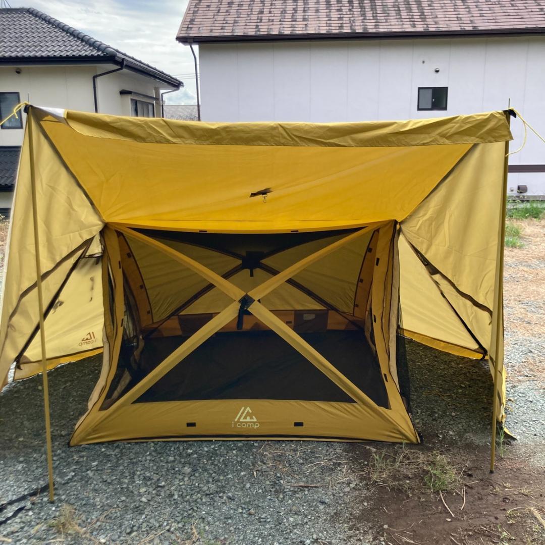 美品☆ アイキャンプ ラクバイン icamp rakubain ソロキャンプ