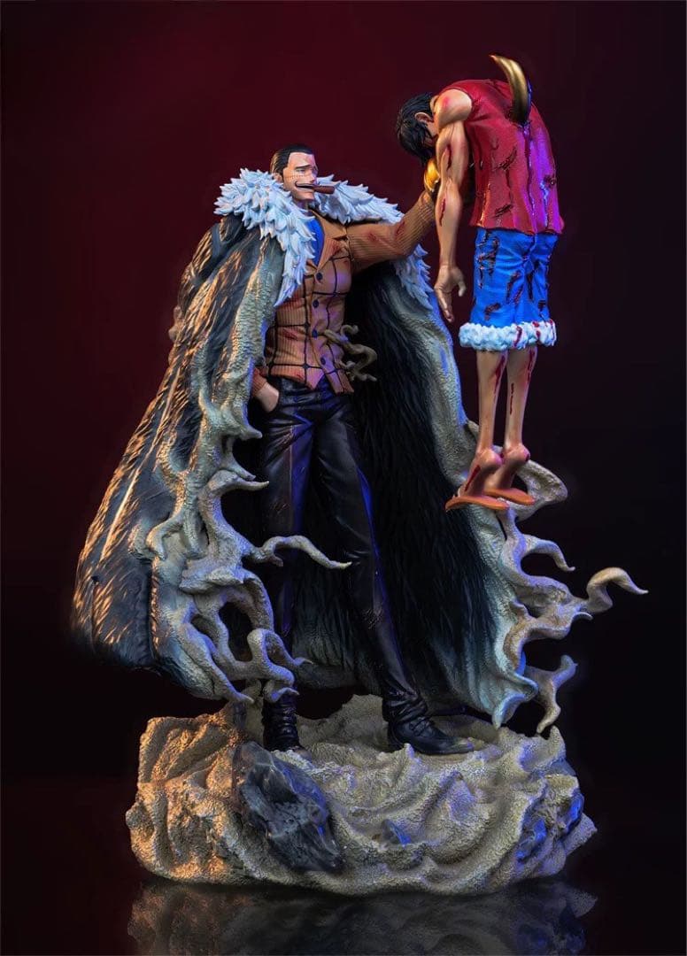 【新品】ワンピース クロコダイル ルフィ アラバスタ編 フィギュア