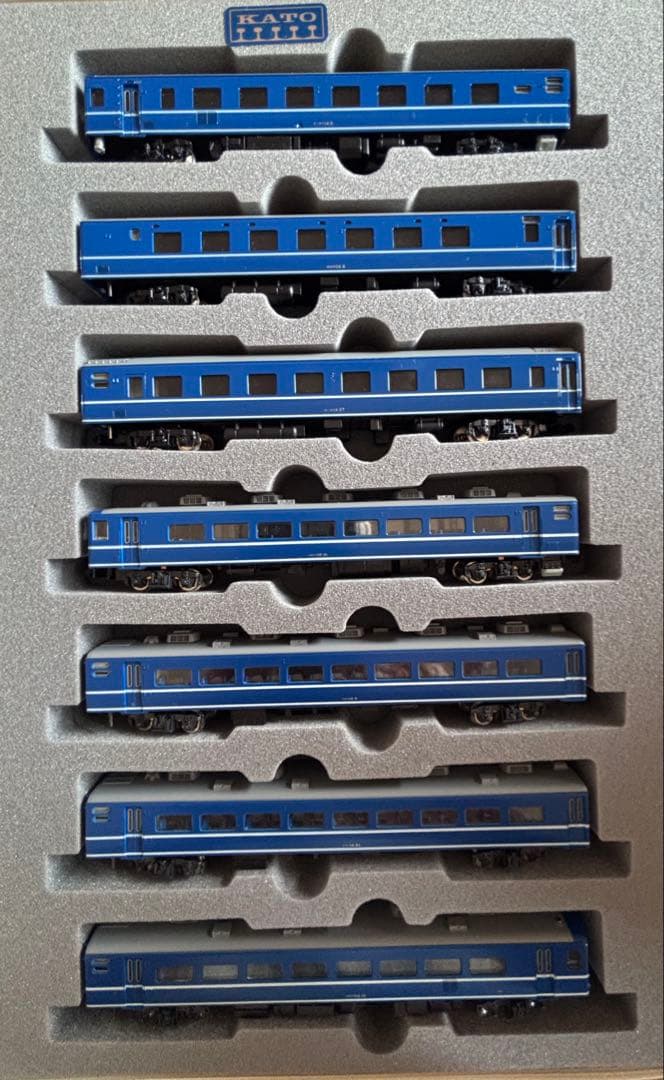 鉄道模型　KATO Nゲージ 青　7両