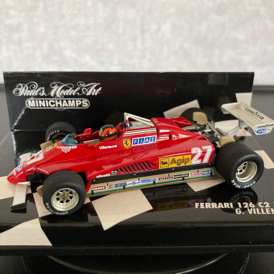 ミニチャンプス F1 フェラーリ 126C ビル ジルヌーブ