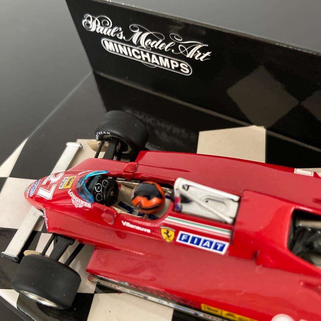 ミニチャンプス F1 フェラーリ 126C ビル ジルヌーブ