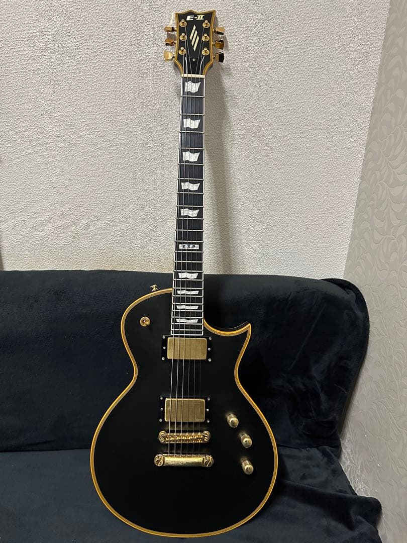 ギター ESP E-II vintage black