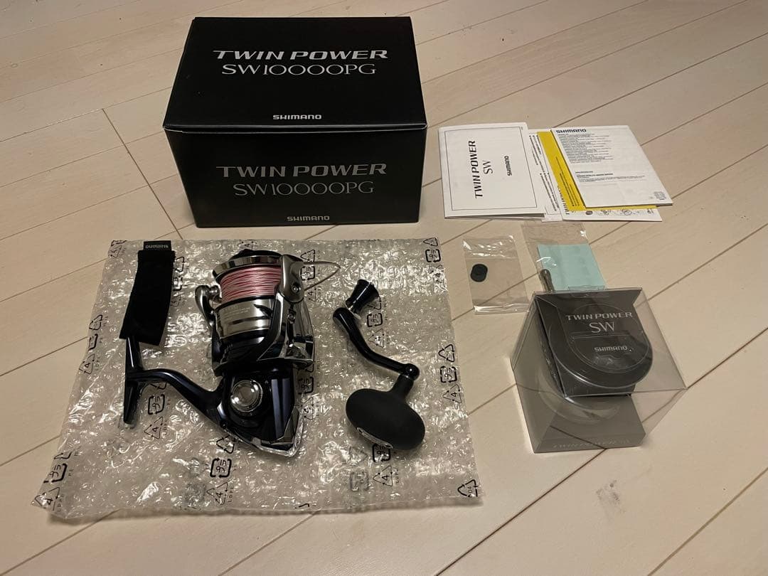 ツインパワーSW10000PG リール　14000PGスプールセット