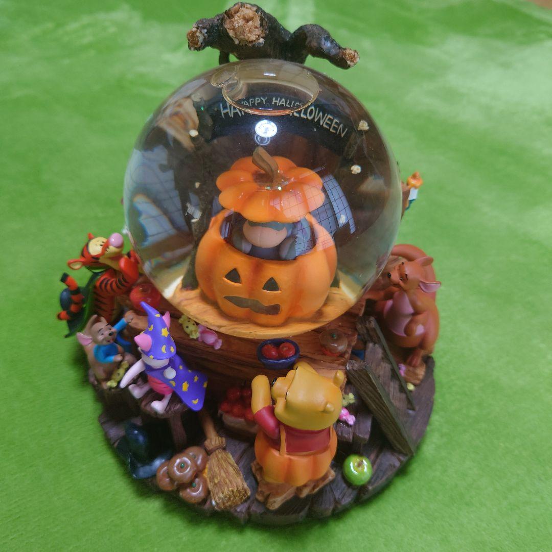 スノードーム　ディズニー　イーヨー　プーさん　ハロウィン　オルゴール付き