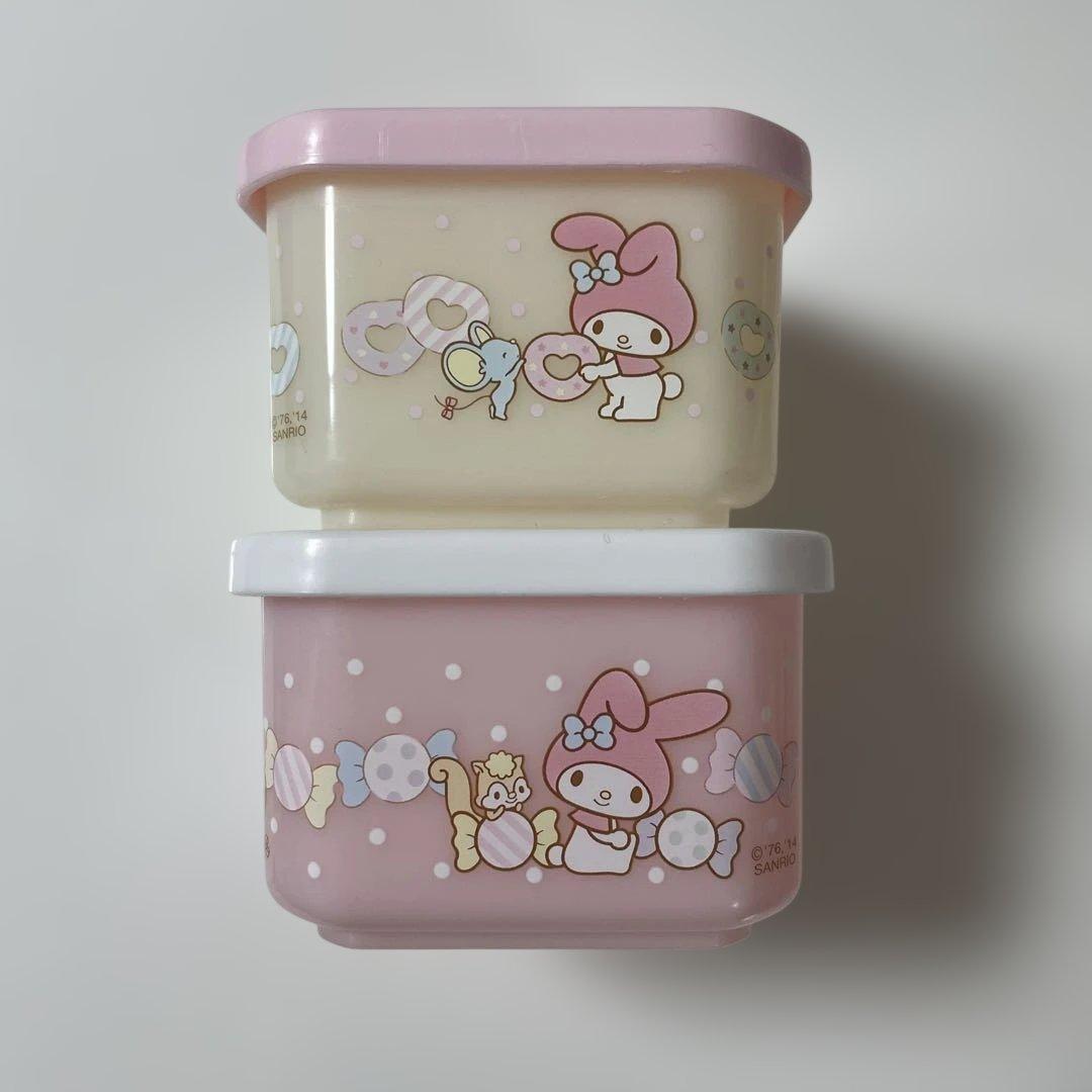マイメロディ プラスチック容器 2個セット　2014