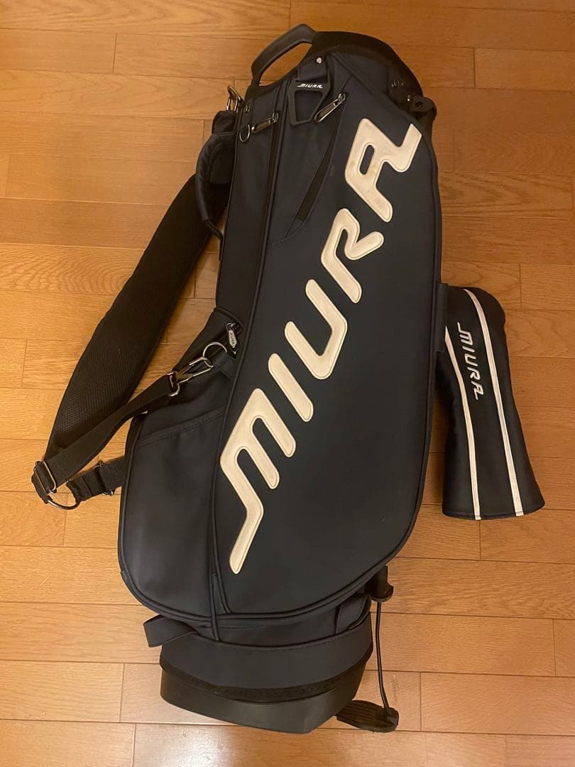 【まさまさ】MIURA キャディバッグ、DW用ヘッドカバーセット