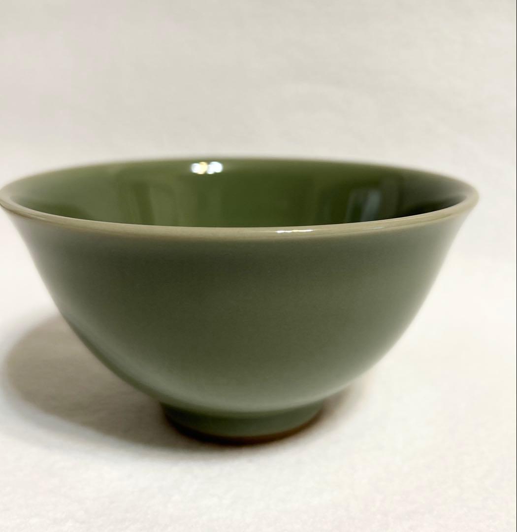 諏訪蘇山 青磁 茶碗 陶芸
