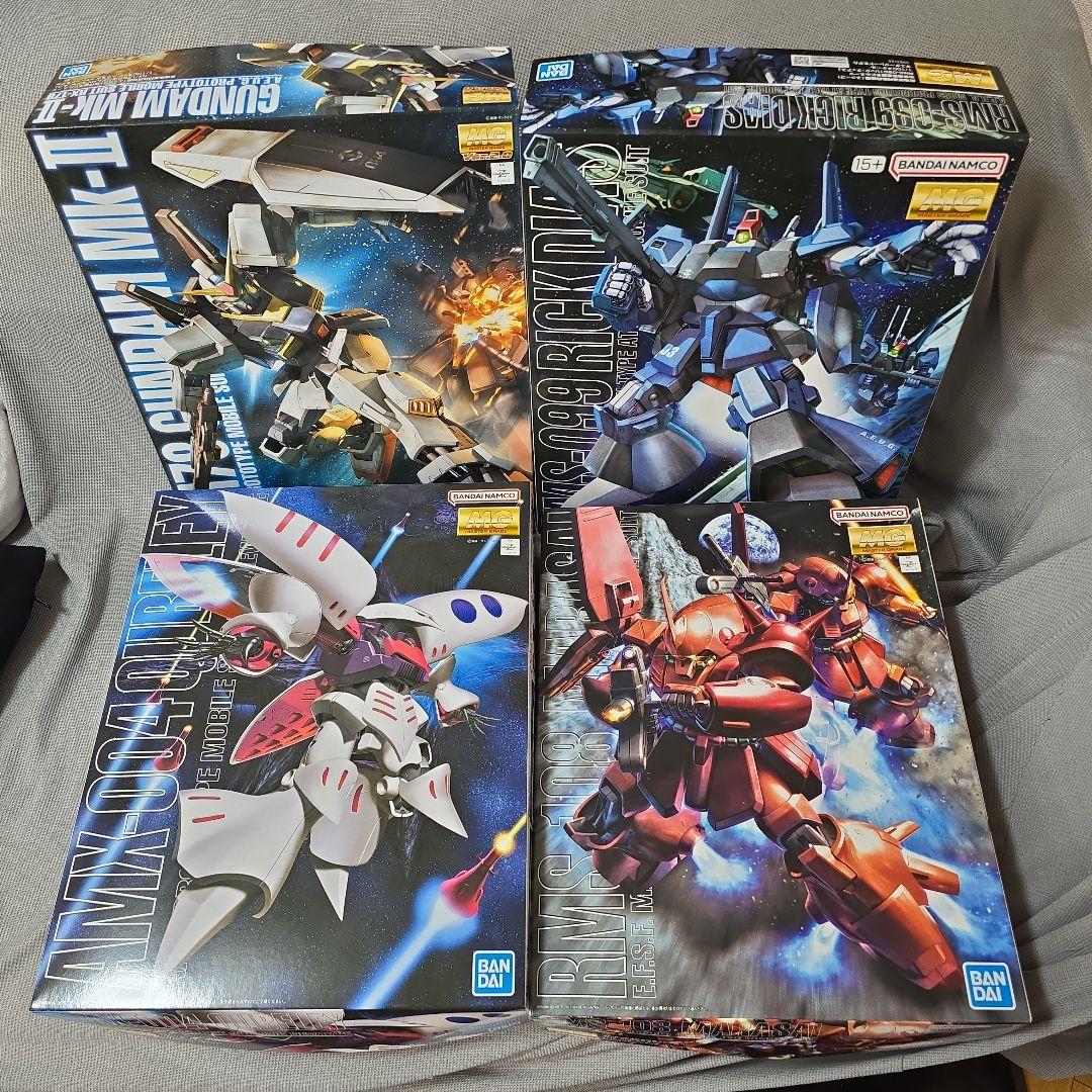 MG ガンダムMk-Ⅱ&リックディアス&キュベレイ&マラサイ