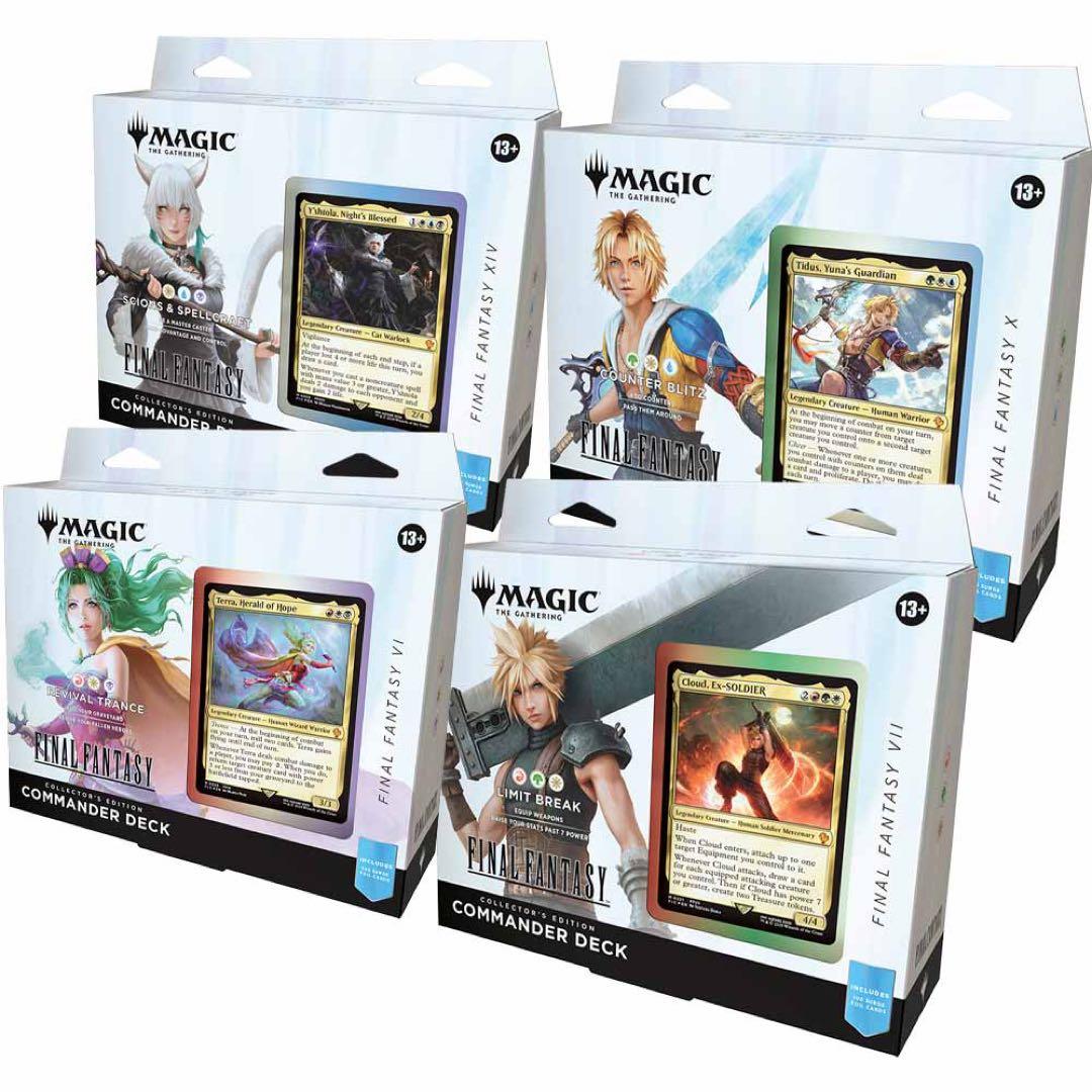 コレクター版　統率者　ファイナルファンタジー　英語版　4種セット