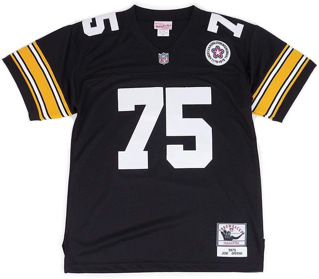 ミッチェル＆ネス NFL スティーラーズ #75 フットボールシャツ 50/L