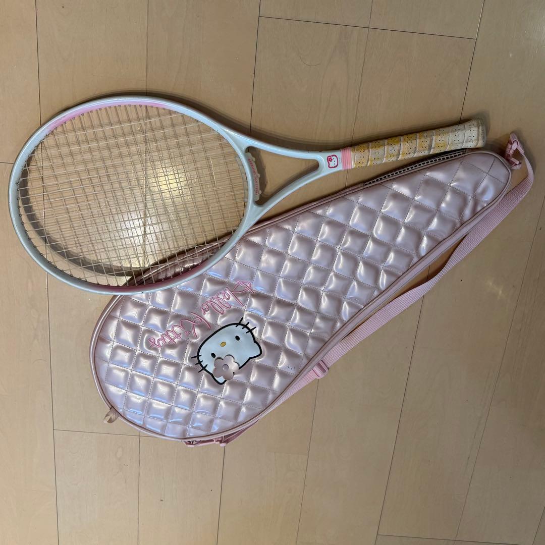 Hello Kitty テニスラケット ケース付き