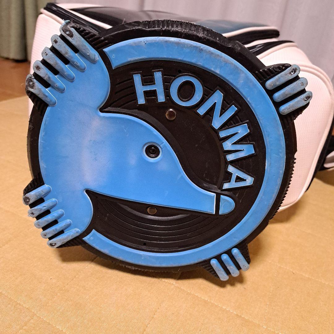 HONMAツアーワールドキャディバッグ-9.5インチ。フード付き（フードは美品)