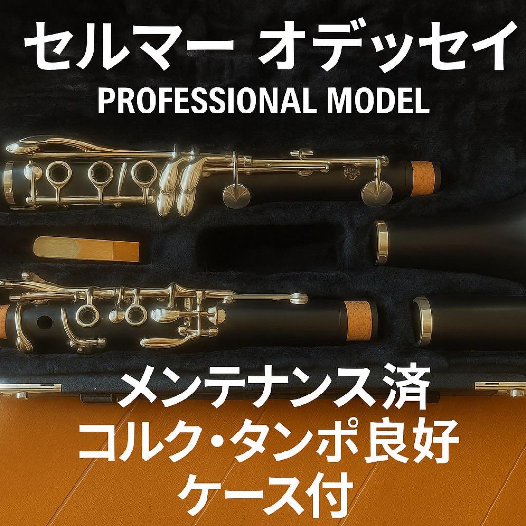 セルマー B♭クラリネット プロフェッショナルモデル｜吹奏感良好メンテ済ケース付