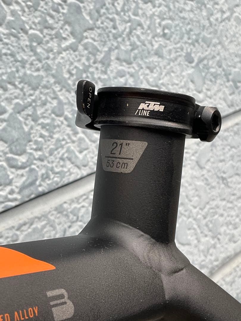KTM RACE ACTIONマウンテンバイクフレーム ブラック/オレンジ