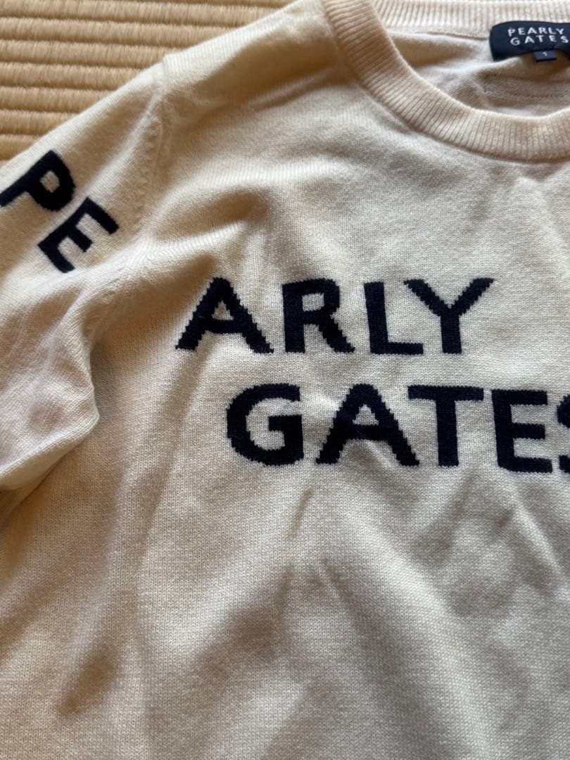 PEARLY GATES ホワイトセーター サイズ1