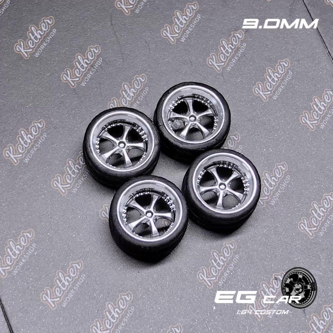 1/64 EGwheels Work VSKF 風 ホイール ミニカー